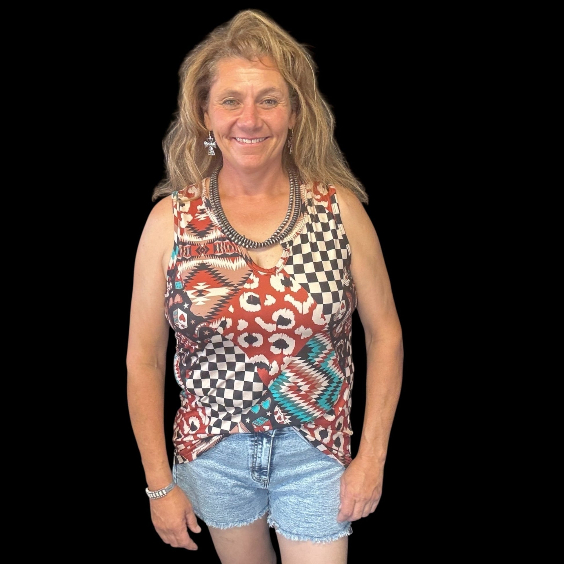 Life Is A Gamble Tank Top - Dirt Roads and Dreams Western Boutique