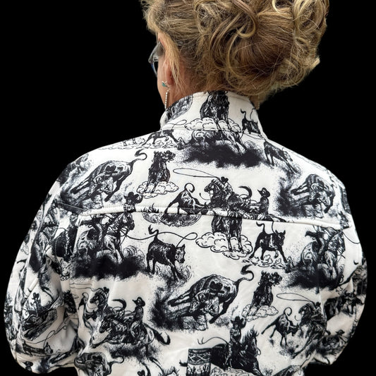 Life Is A Rodeo Jacket - Dirt Roads and Dreams Western Boutique