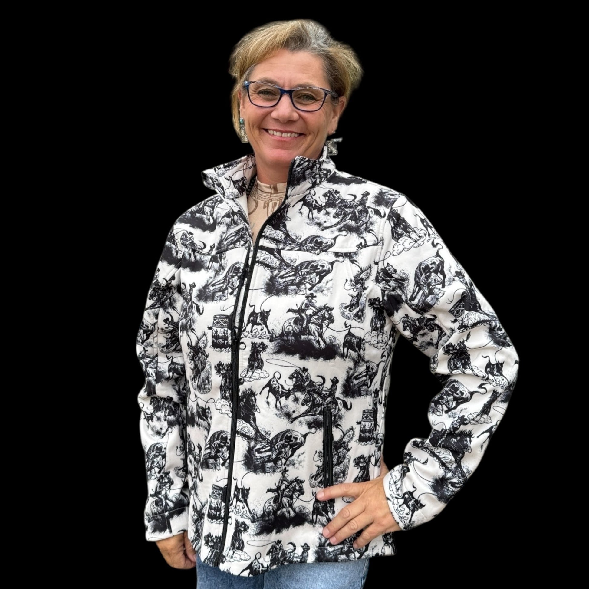 Life Is A Rodeo Jacket - Dirt Roads and Dreams Western Boutique