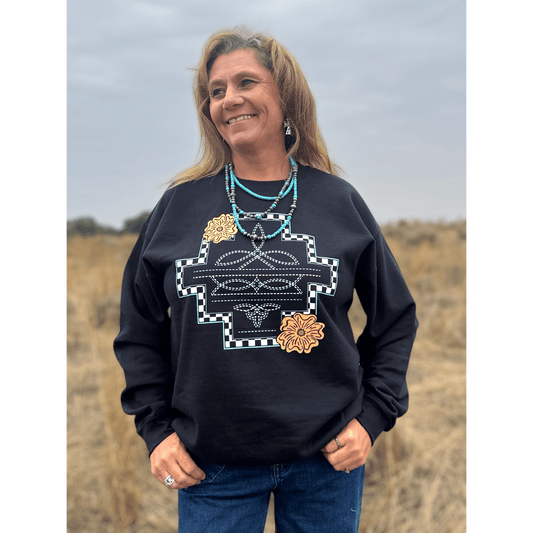 Little Country Little Hood Sweatshirt - Dirt Roads and Dreams Western Boutique