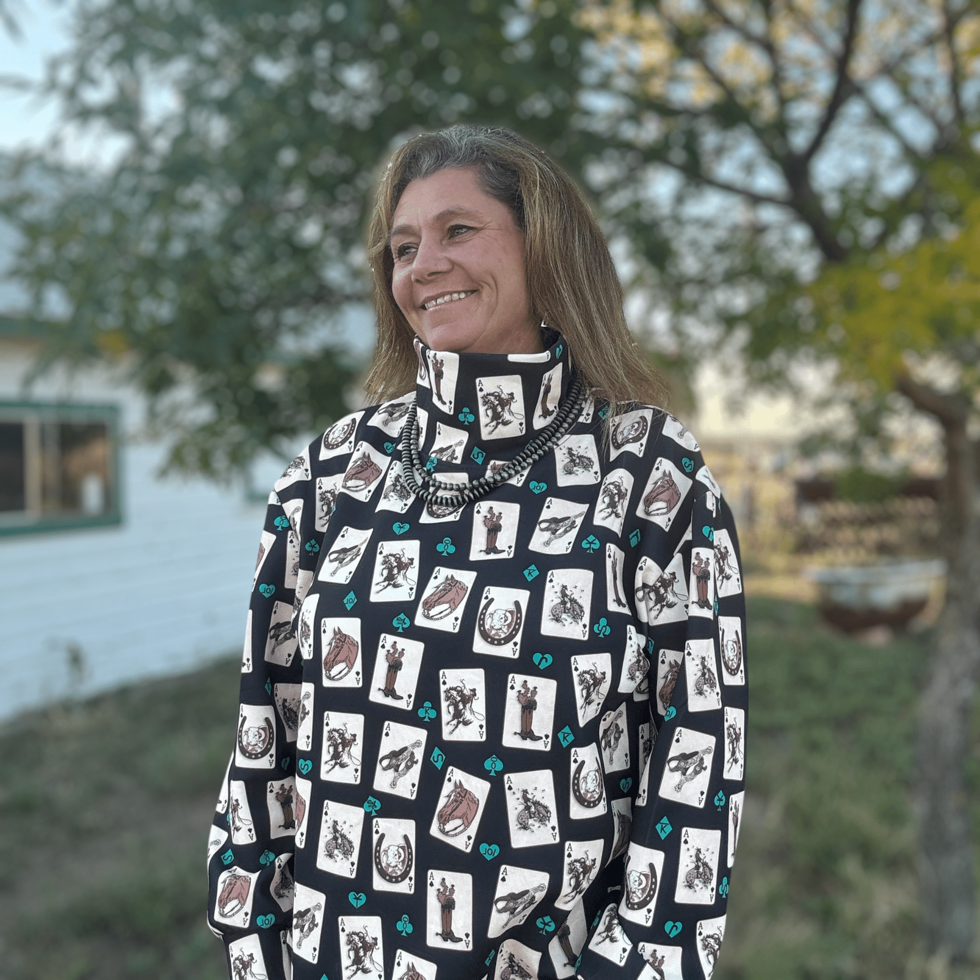 Luck Of The Brand Sweater - Dirt Roads and Dreams Western Boutique