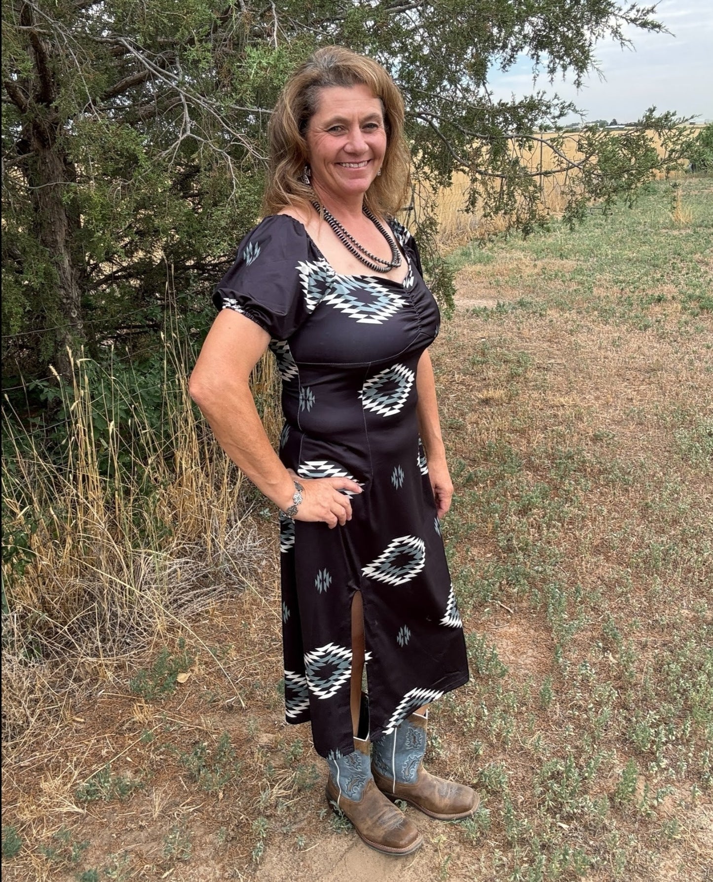 Midnight Mesa Dress - Dirt Roads and Dreams Western Boutique