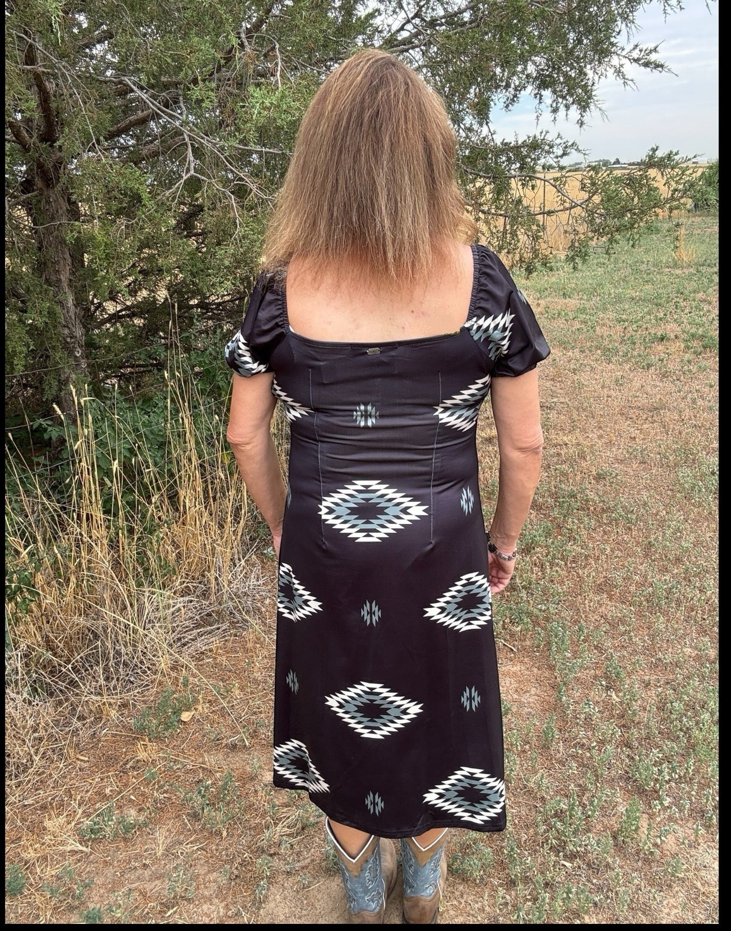 Midnight Mesa Dress - Dirt Roads and Dreams Western Boutique
