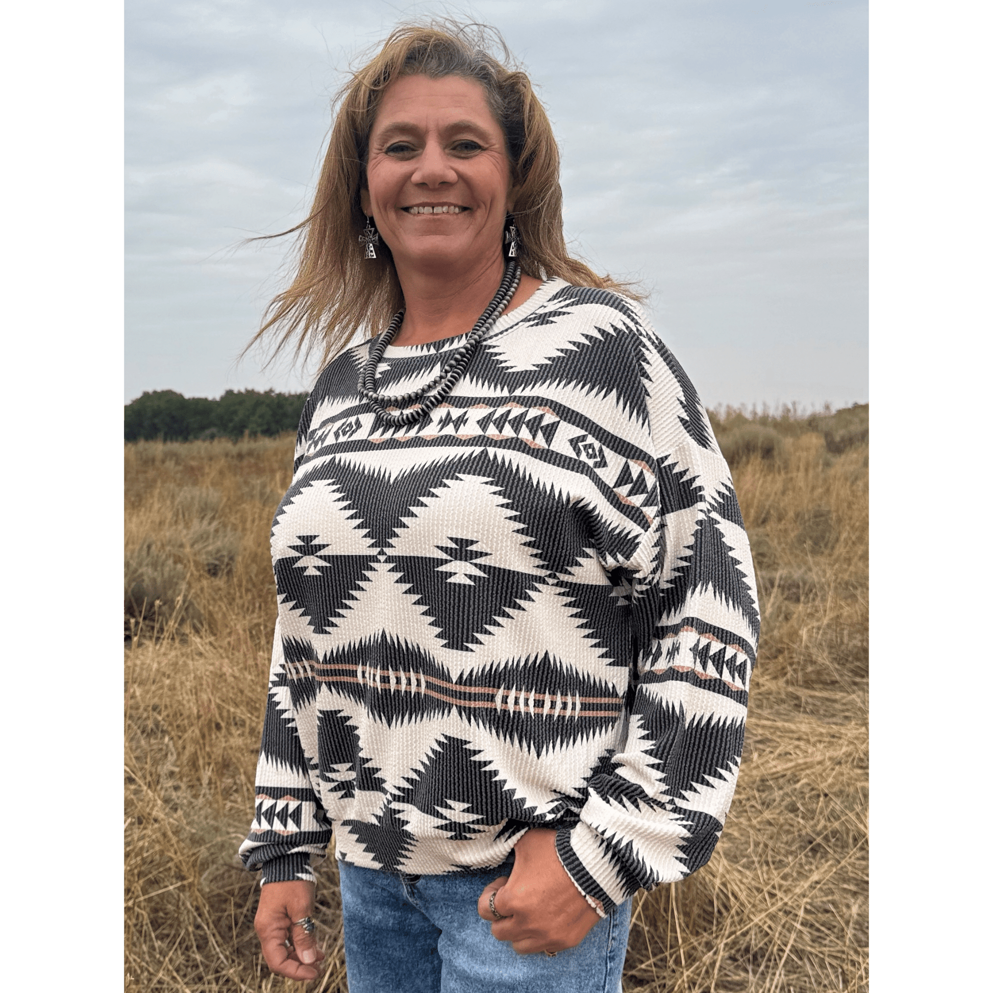 Mountain Music Sweater - Dirt Roads and Dreams Western Boutique