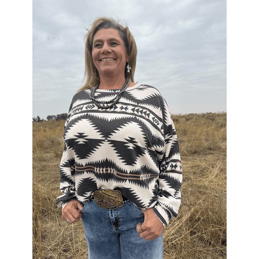 Mountain Music Sweater - Dirt Roads and Dreams Western Boutique