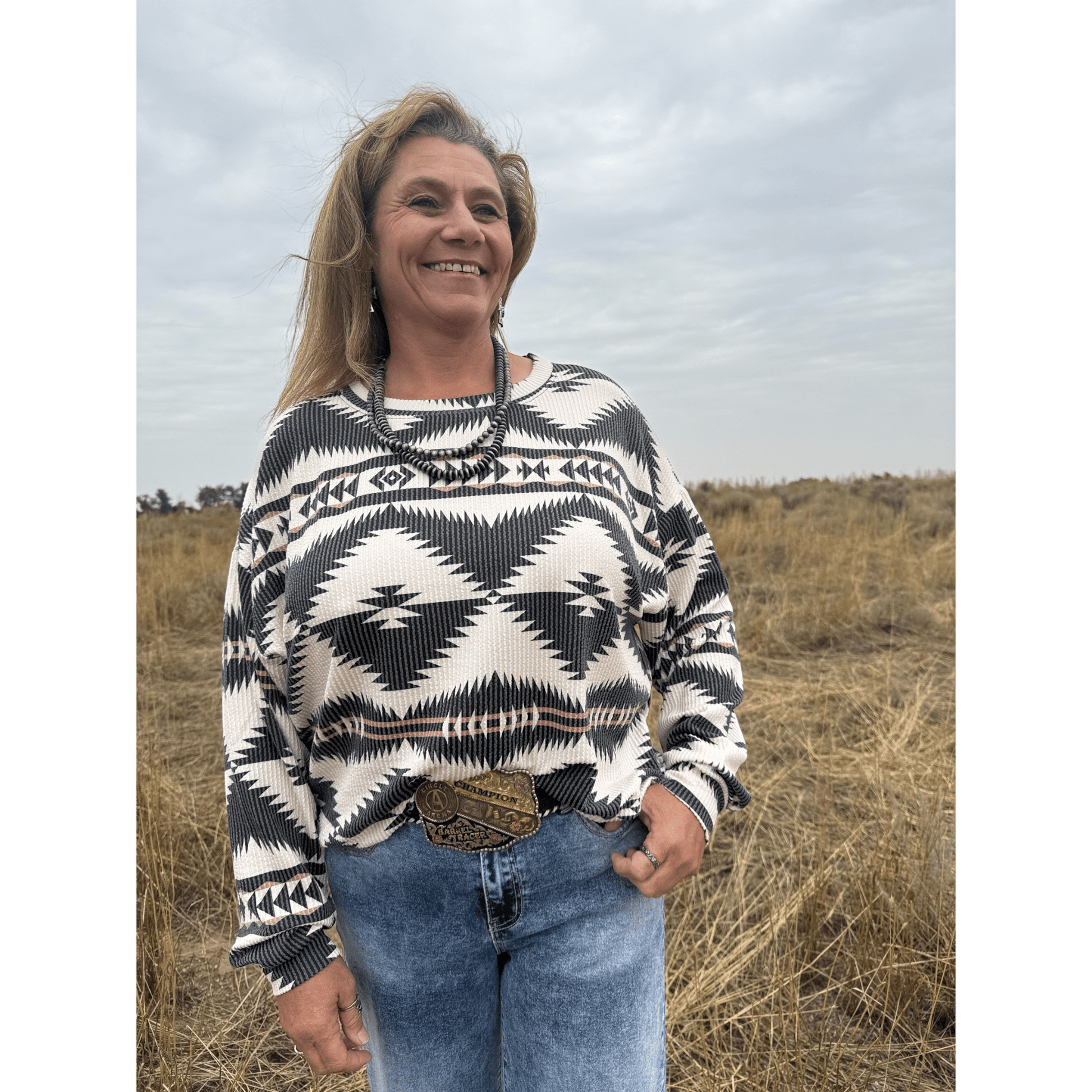 Mountain Music Sweater - Dirt Roads and Dreams Western Boutique