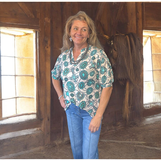 Navajo Country Top - Dirt Roads and Dreams Western Boutique