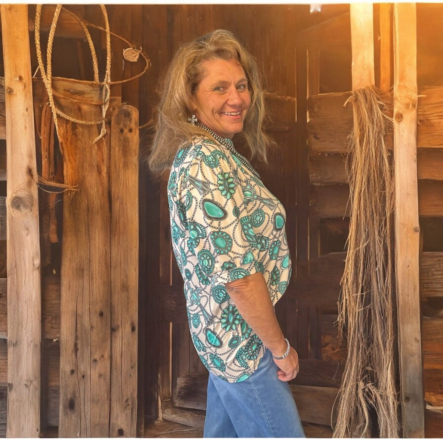 Navajo Country Top - Dirt Roads and Dreams Western Boutique