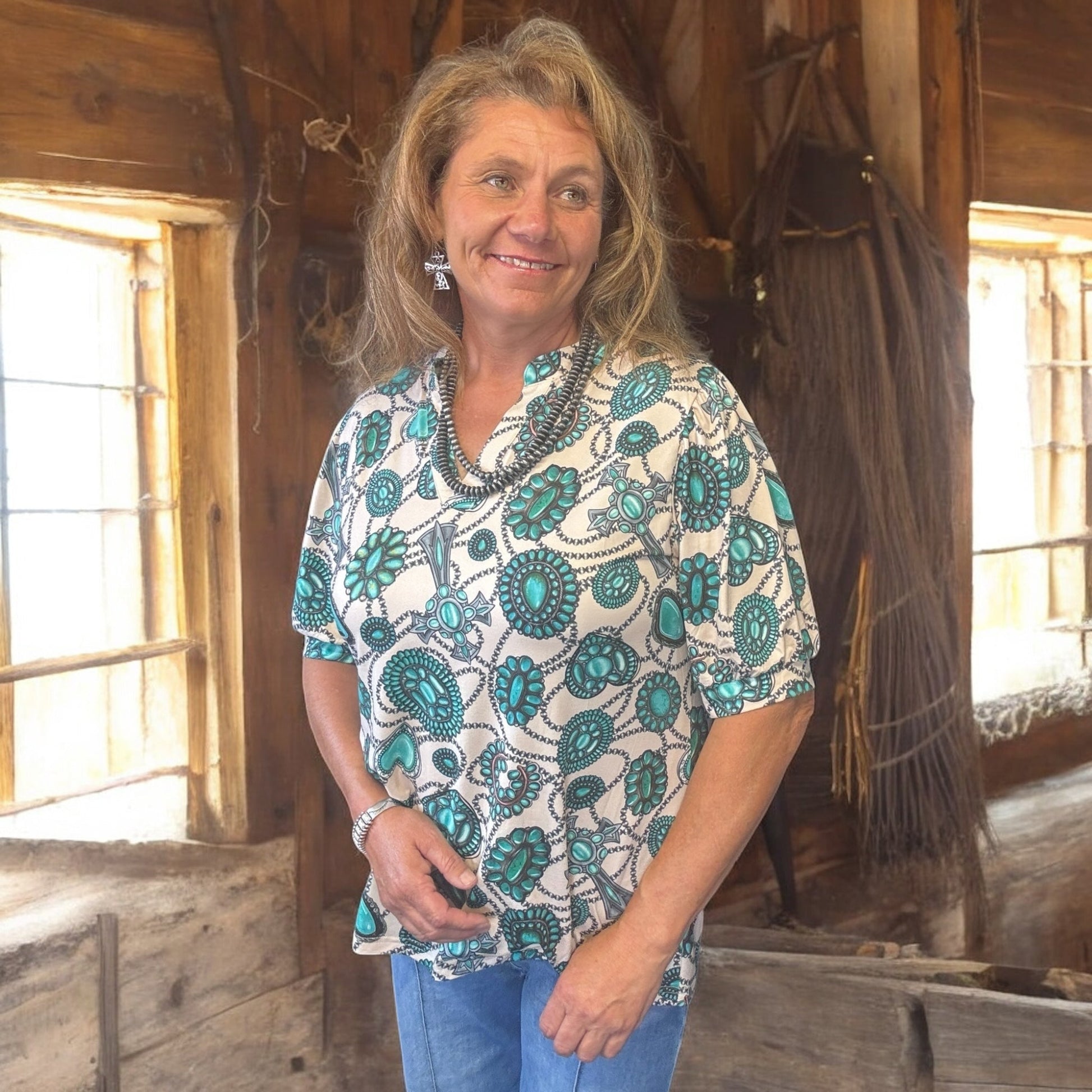 Navajo Country Top - Dirt Roads and Dreams Western Boutique