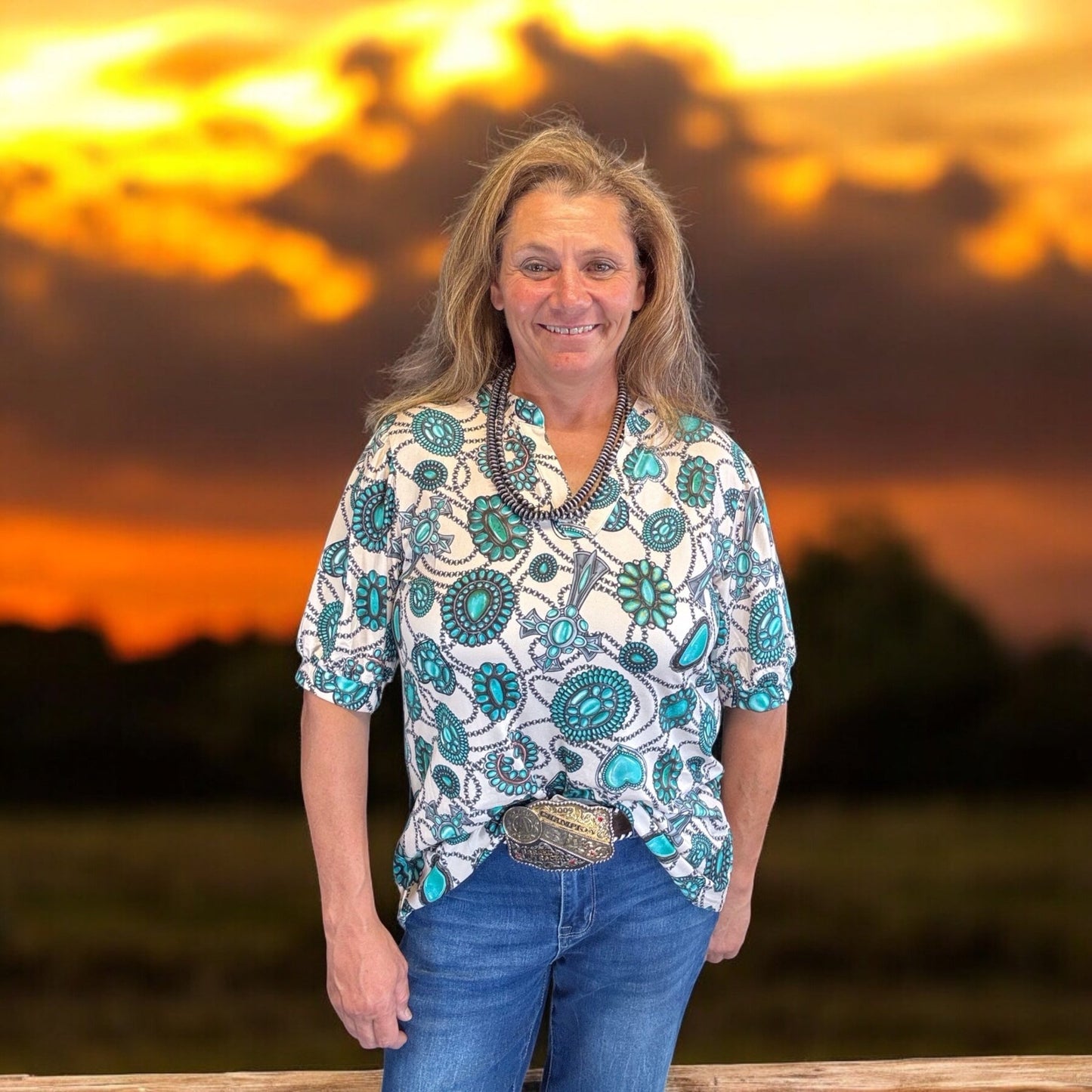 Navajo Country Top - Dirt Roads and Dreams Western Boutique