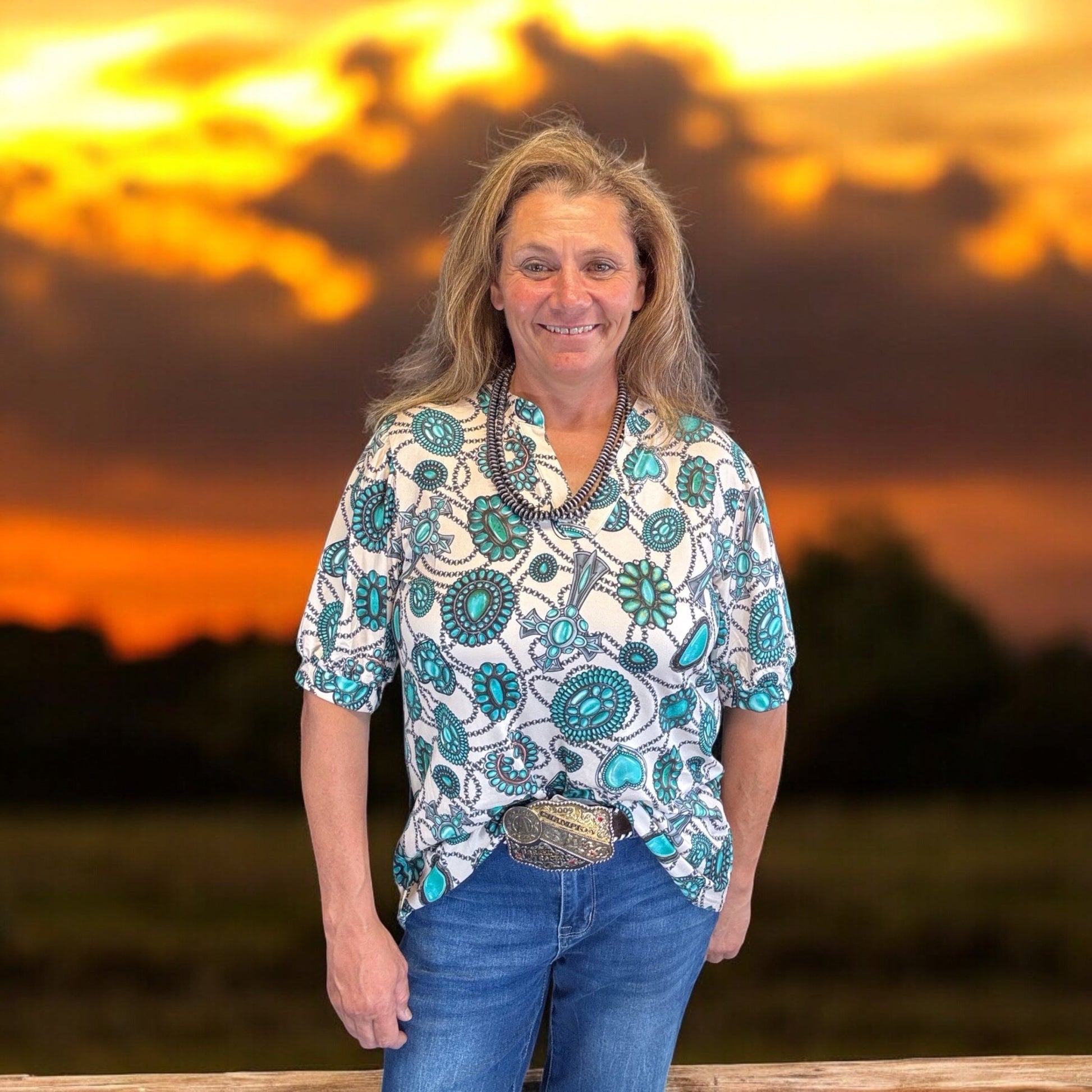 Navajo Country Top - Dirt Roads and Dreams Western Boutique