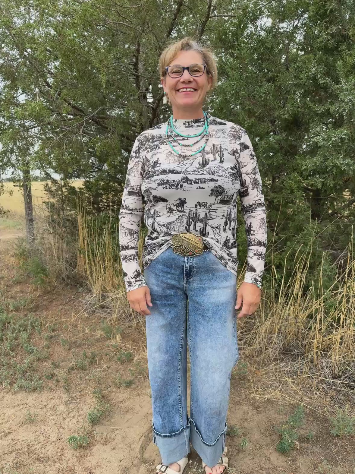 video of The Old Days mesh top