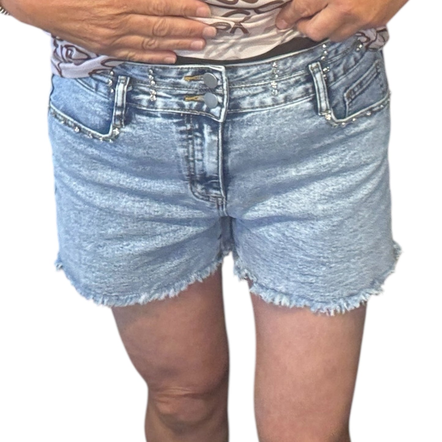 Rhinestone Ready Denim Shorts - Dirt Roads and Dreams Western Boutique