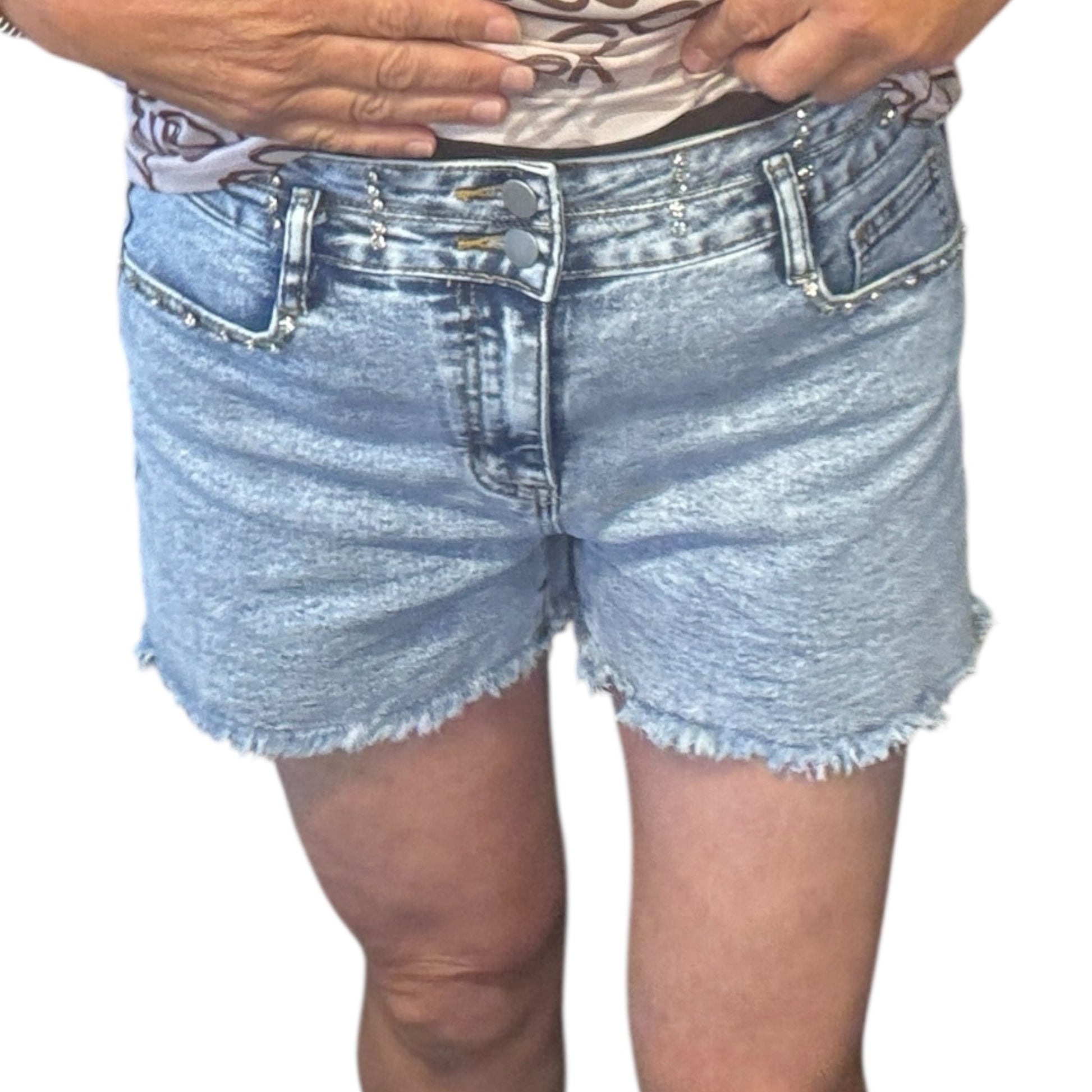 Rhinestone Ready Denim Shorts - Dirt Roads and Dreams Western Boutique