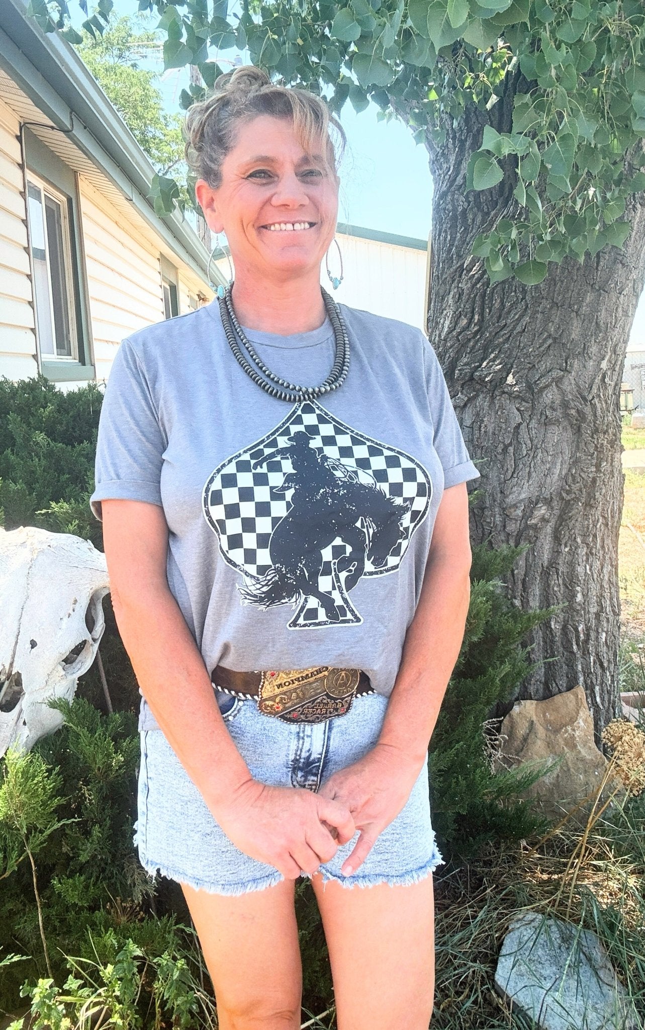 Rodeo Royal Tee - Dirt Roads and Dreams Western Boutique