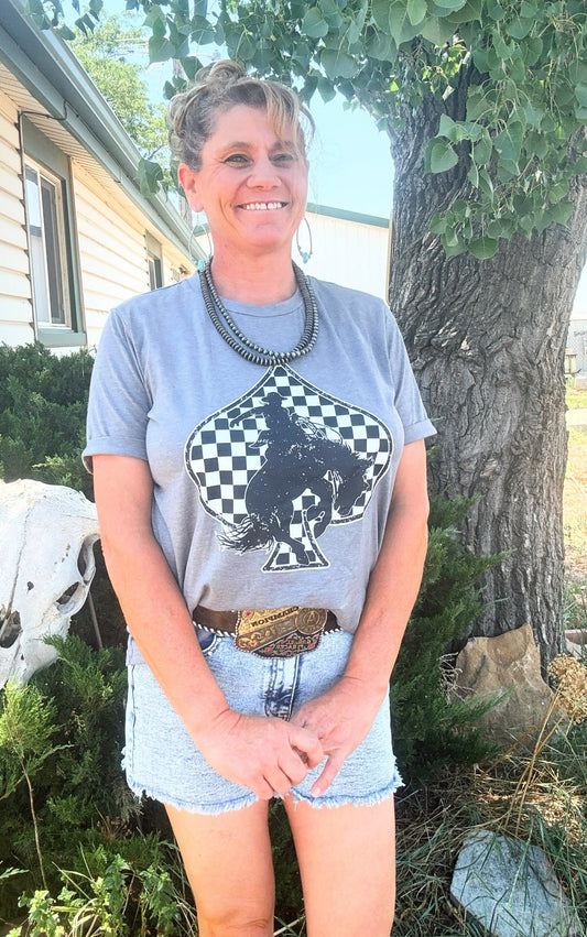 Rodeo Royal Tee - Dirt Roads and Dreams Western Boutique