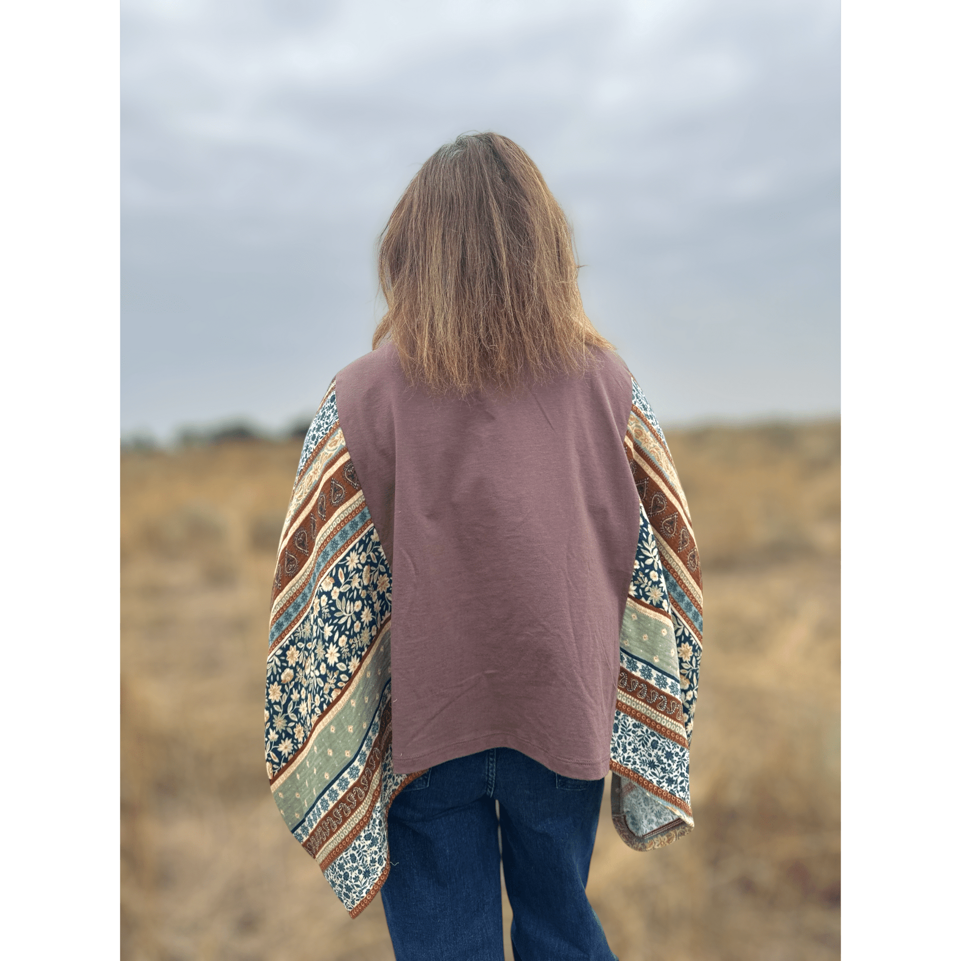 Rustic Trails Poncho Top - Dirt Roads and Dreams Western Boutique
