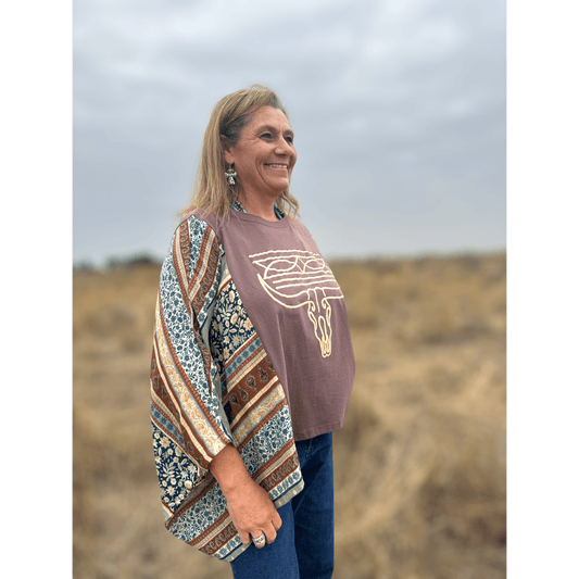 Rustic Trails Poncho Top - Dirt Roads and Dreams Western Boutique