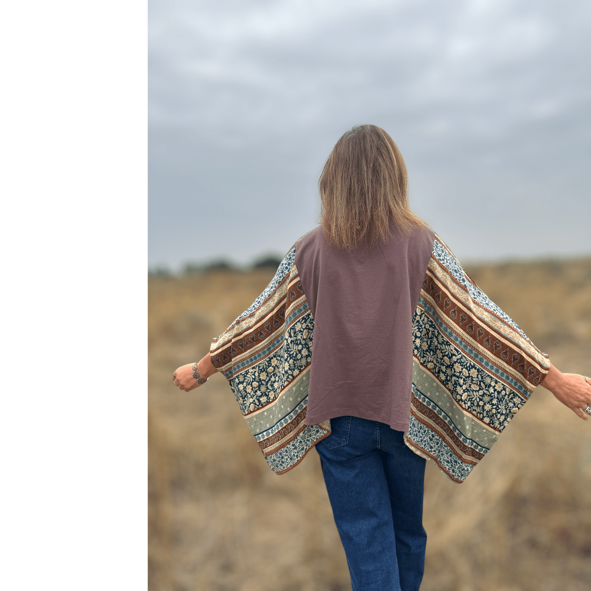 Rustic Trails Poncho Top - Dirt Roads and Dreams Western Boutique