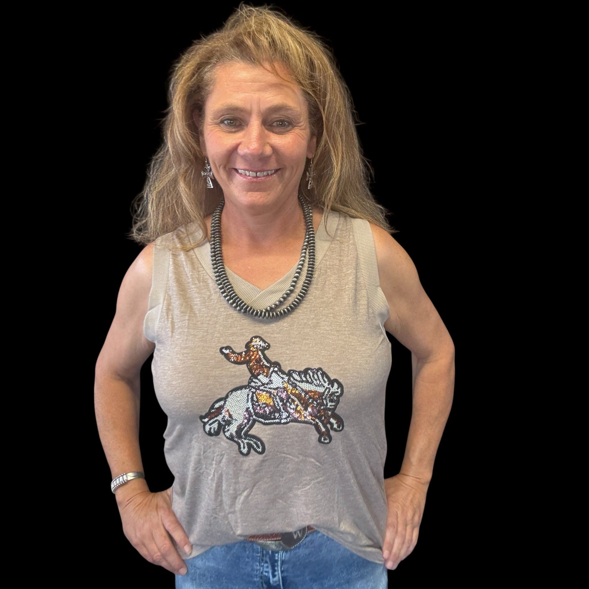 Shine On, Cowgirl Tank - Dirt Roads and Dreams Western Boutique