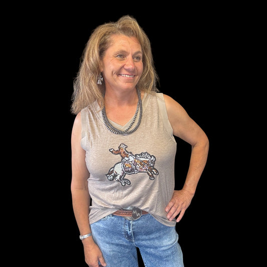 Shine On, Cowgirl Tank - Dirt Roads and Dreams Western Boutique