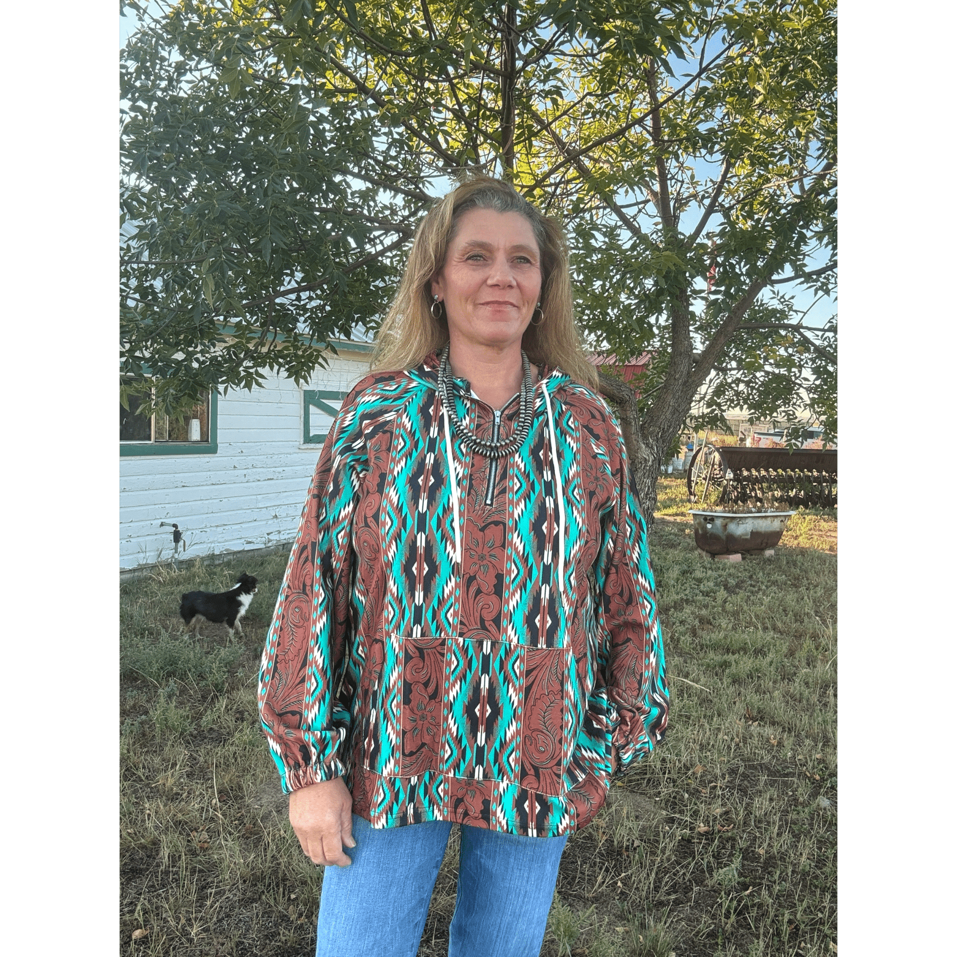 Southbound Oversized Pullover - Dirt Roads and Dreams Western Boutique