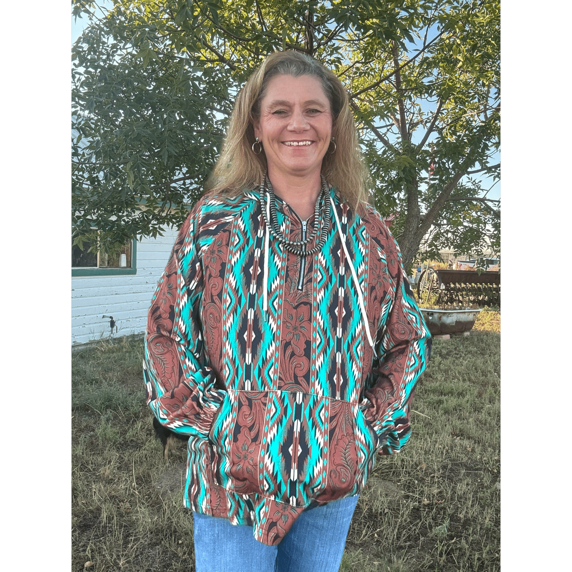 Southbound Oversized Pullover - Dirt Roads and Dreams Western Boutique