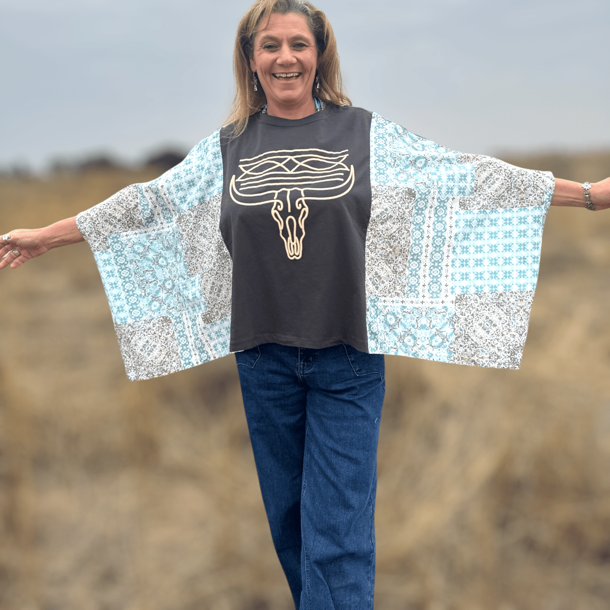 Spirit of the West Poncho - Dirt Roads and Dreams Western Boutique