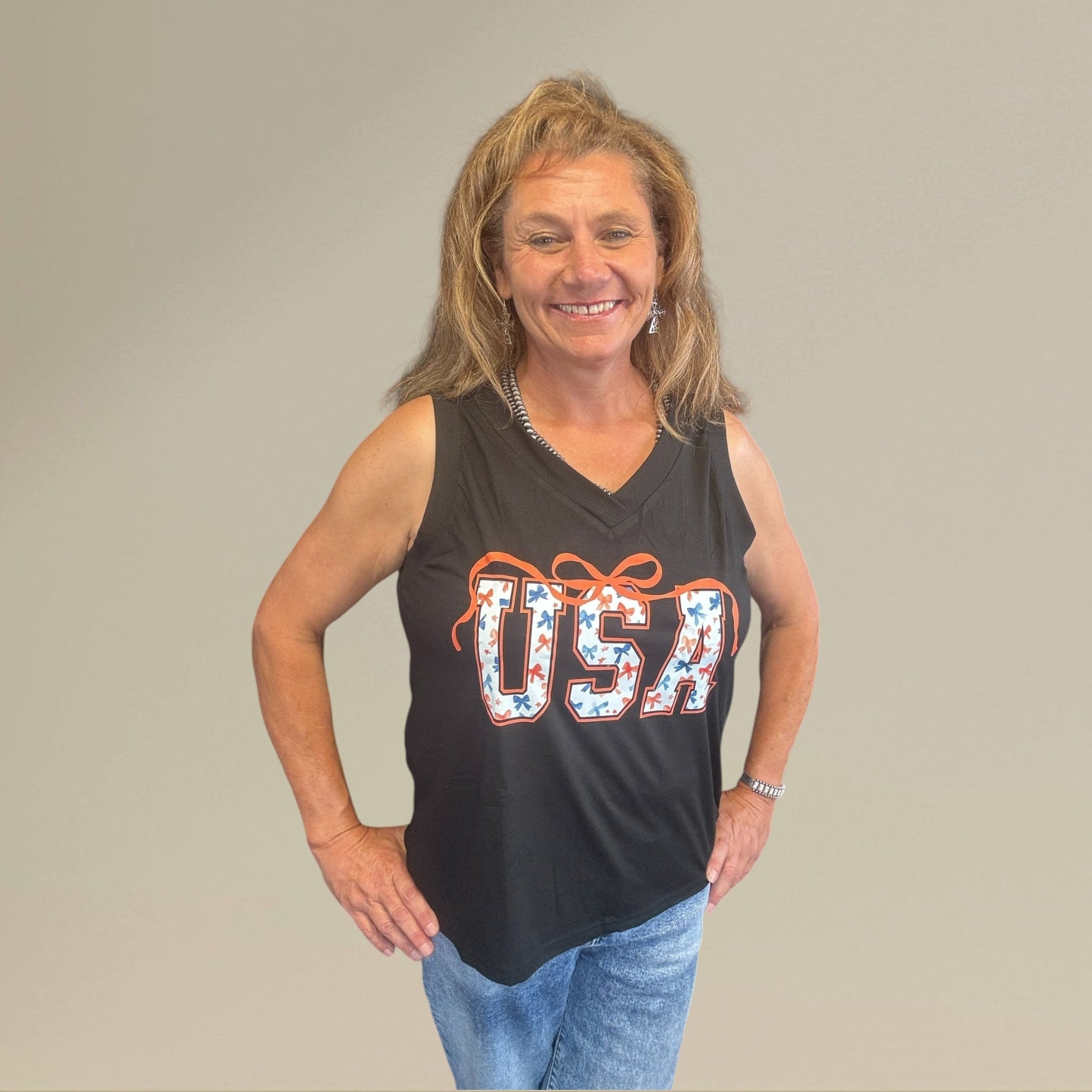 Star Spangled Sweetheart Tank - Dirt Roads and Dreams Western Boutique