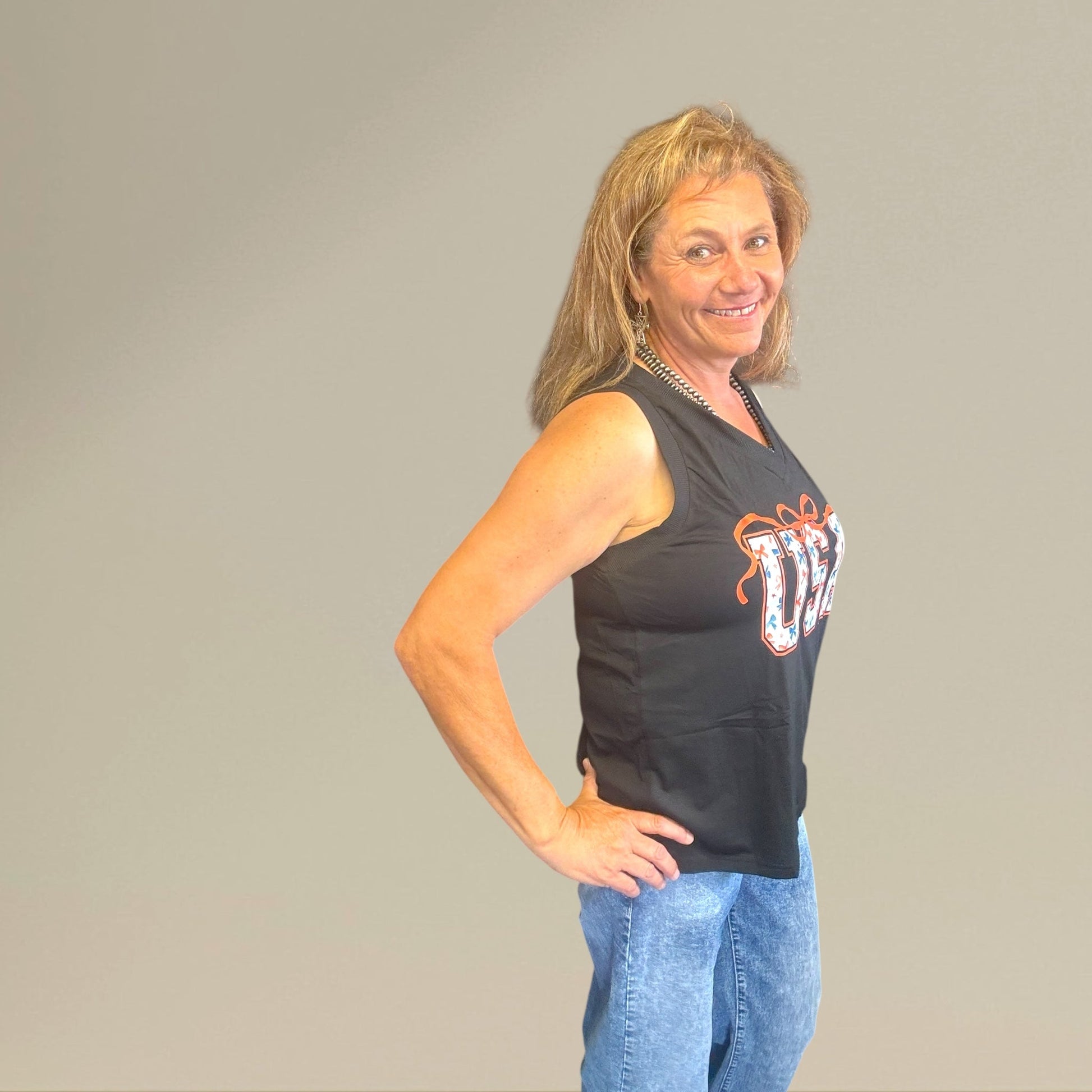 Star Spangled Sweetheart Tank - Dirt Roads and Dreams Western Boutique