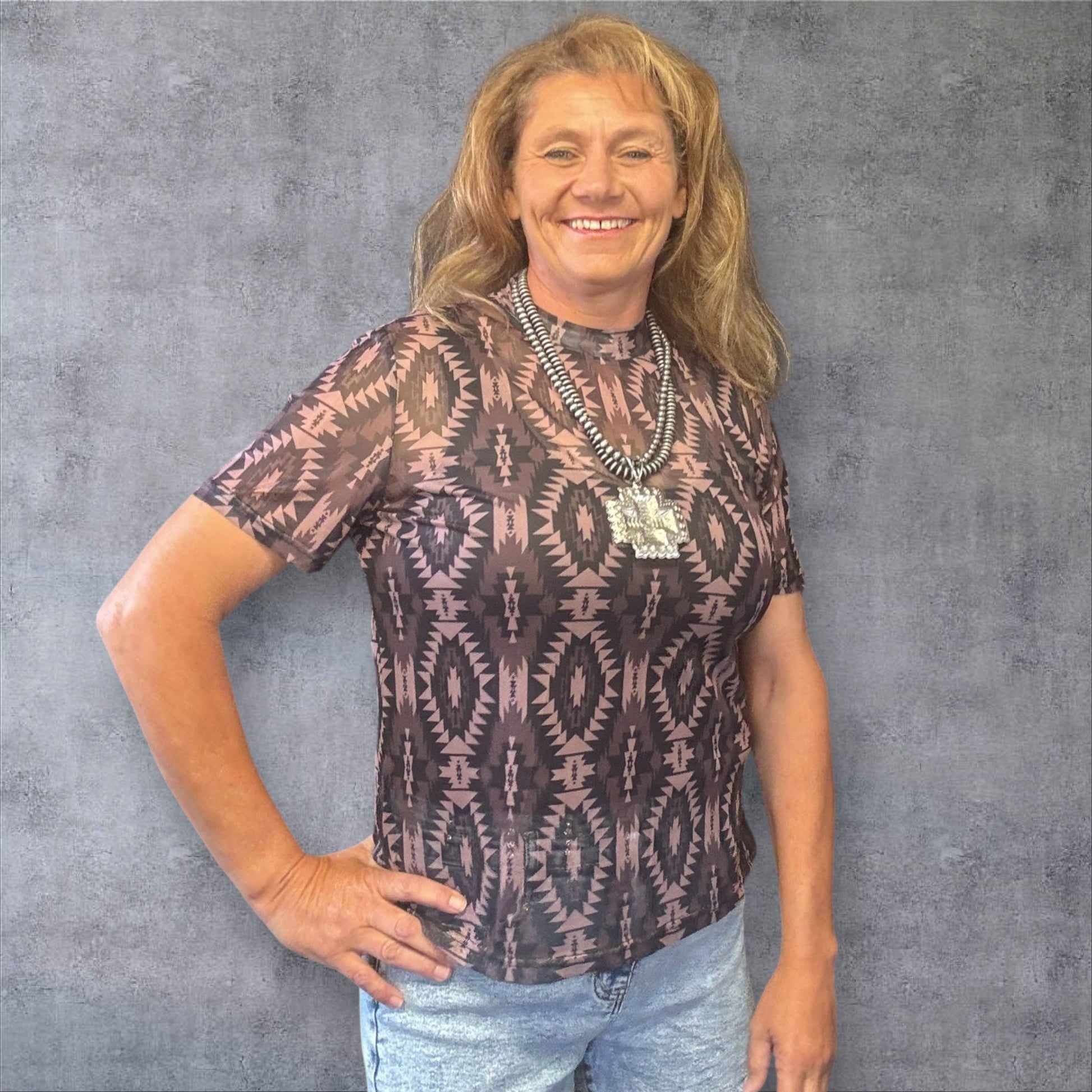 Sundown in Santa Fe Top - Dirt Roads and Dreams Western Boutique