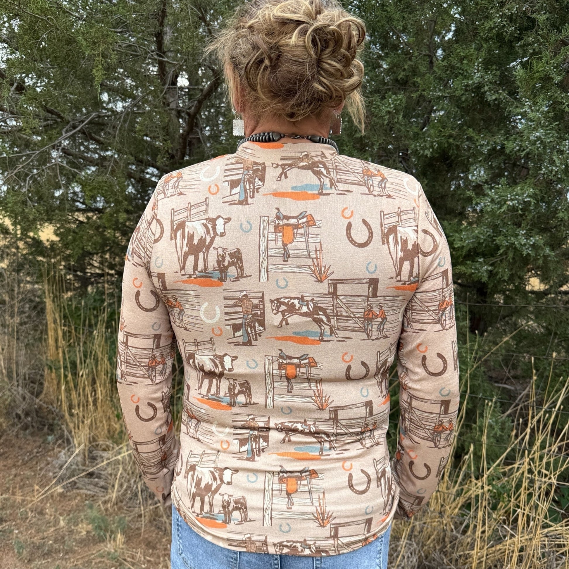 Sunset Ranch Long Sleeve - Dirt Roads and Dreams Western Boutique