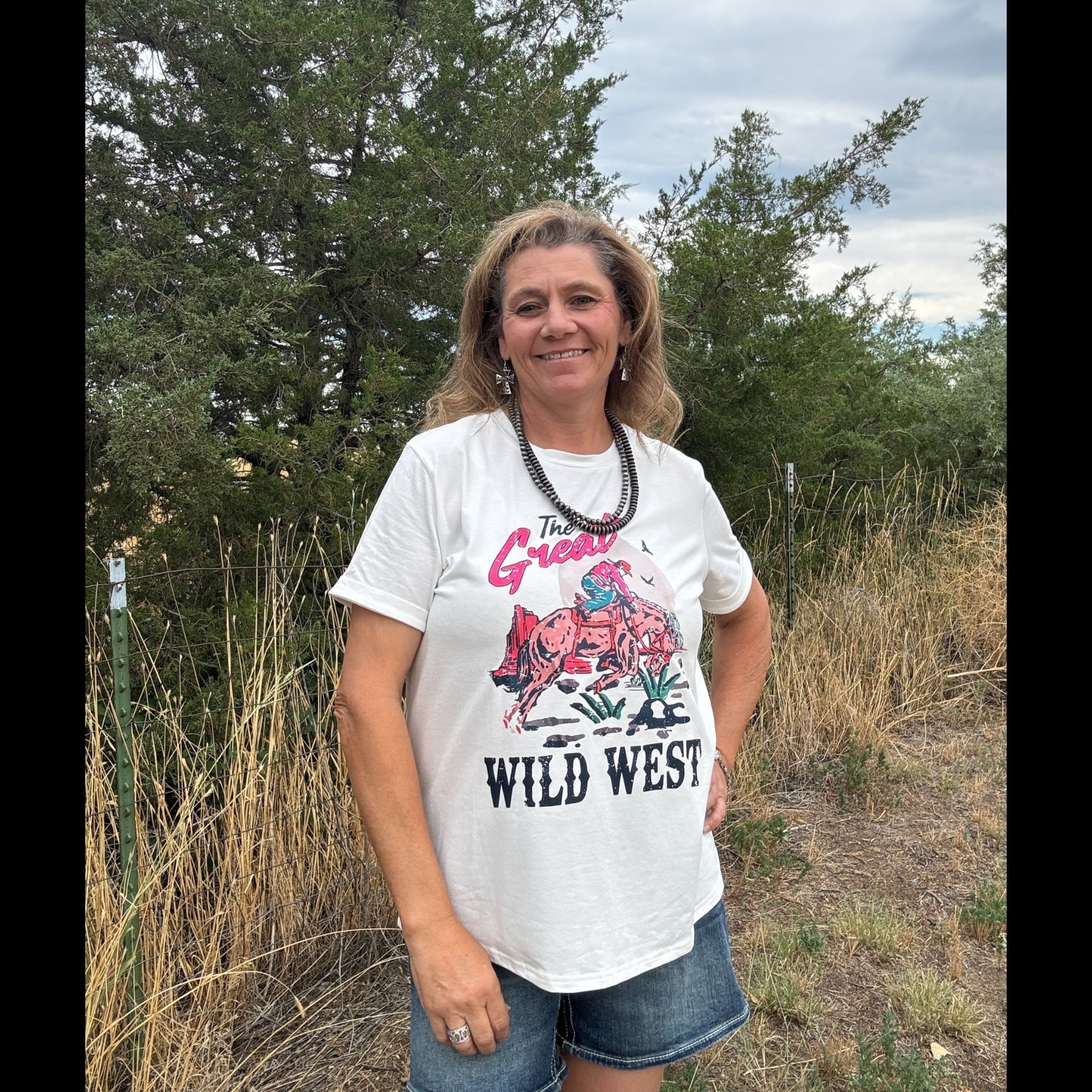 The Great Wild West Tee - Dirt Roads and Dreams Western Boutique