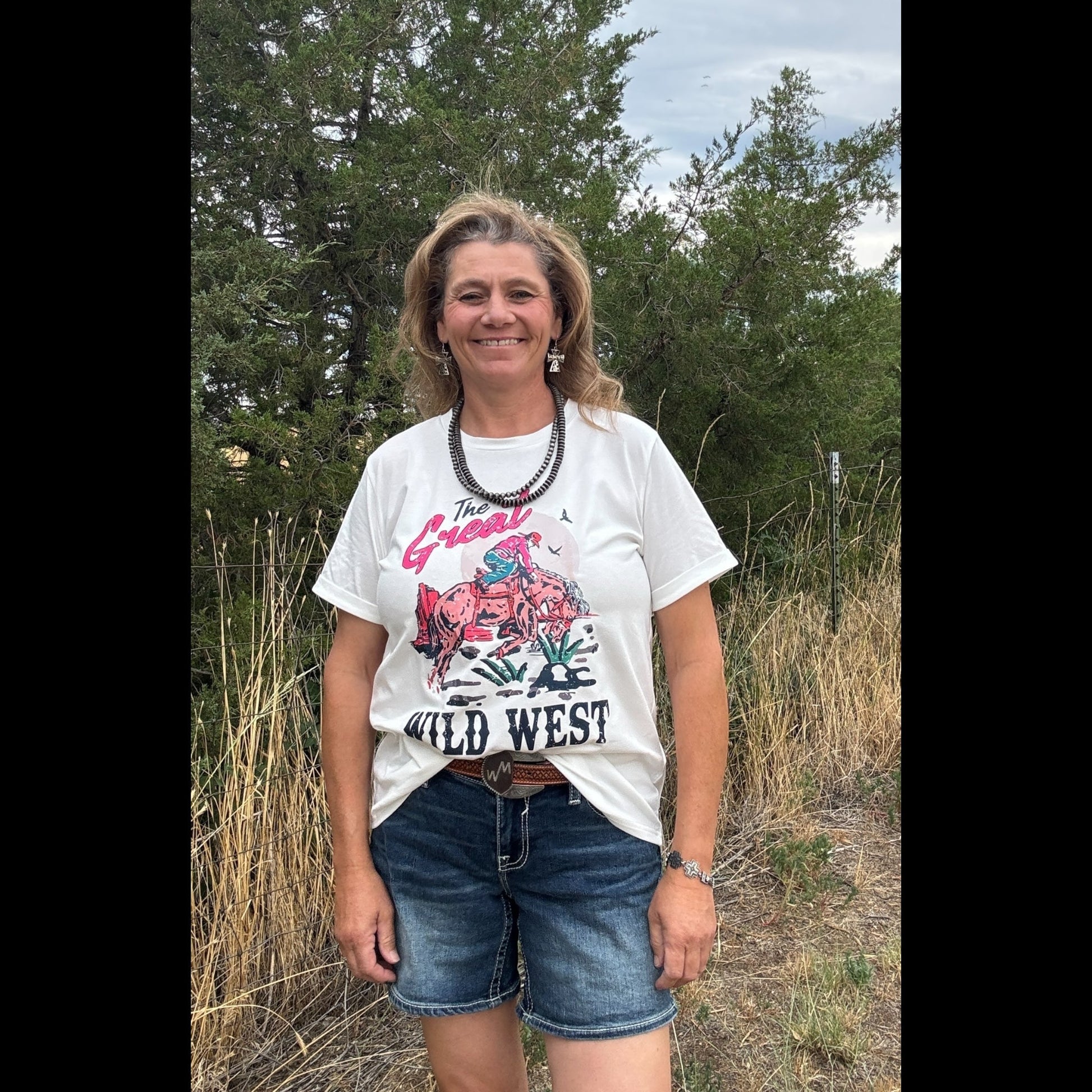 The Great Wild West Tee - Dirt Roads and Dreams Western Boutique
