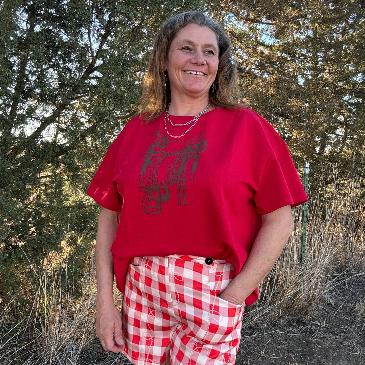The Hot Seat Tee - Dirt Roads and Dreams Western Boutique