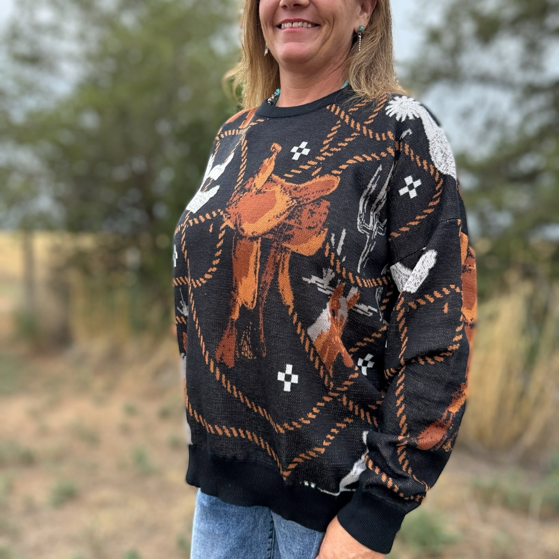 The Tacky Knit Sweater - Dirt Roads and Dreams Western Boutique