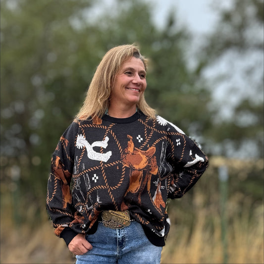 The Tacky Knit Sweater - Dirt Roads and Dreams Western Boutique