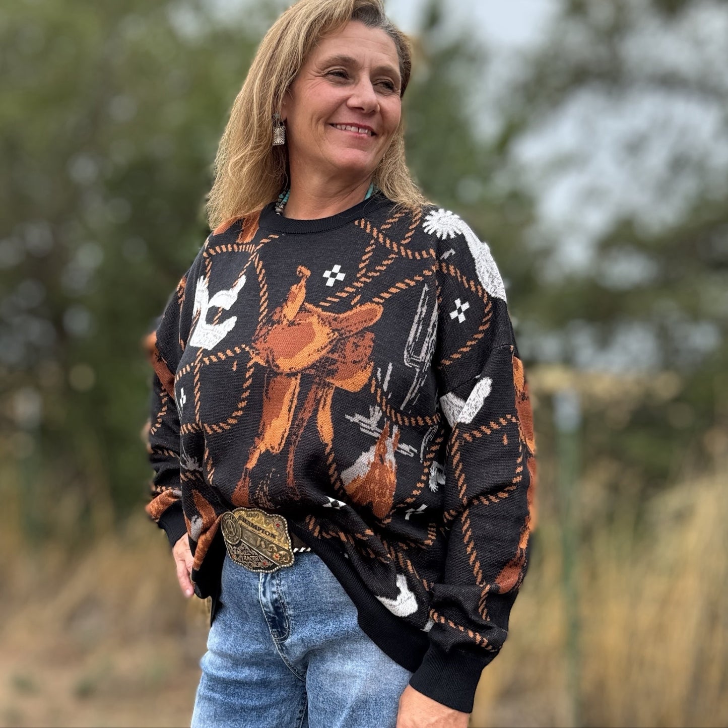 The Tacky Knit Sweater - Dirt Roads and Dreams Western Boutique
