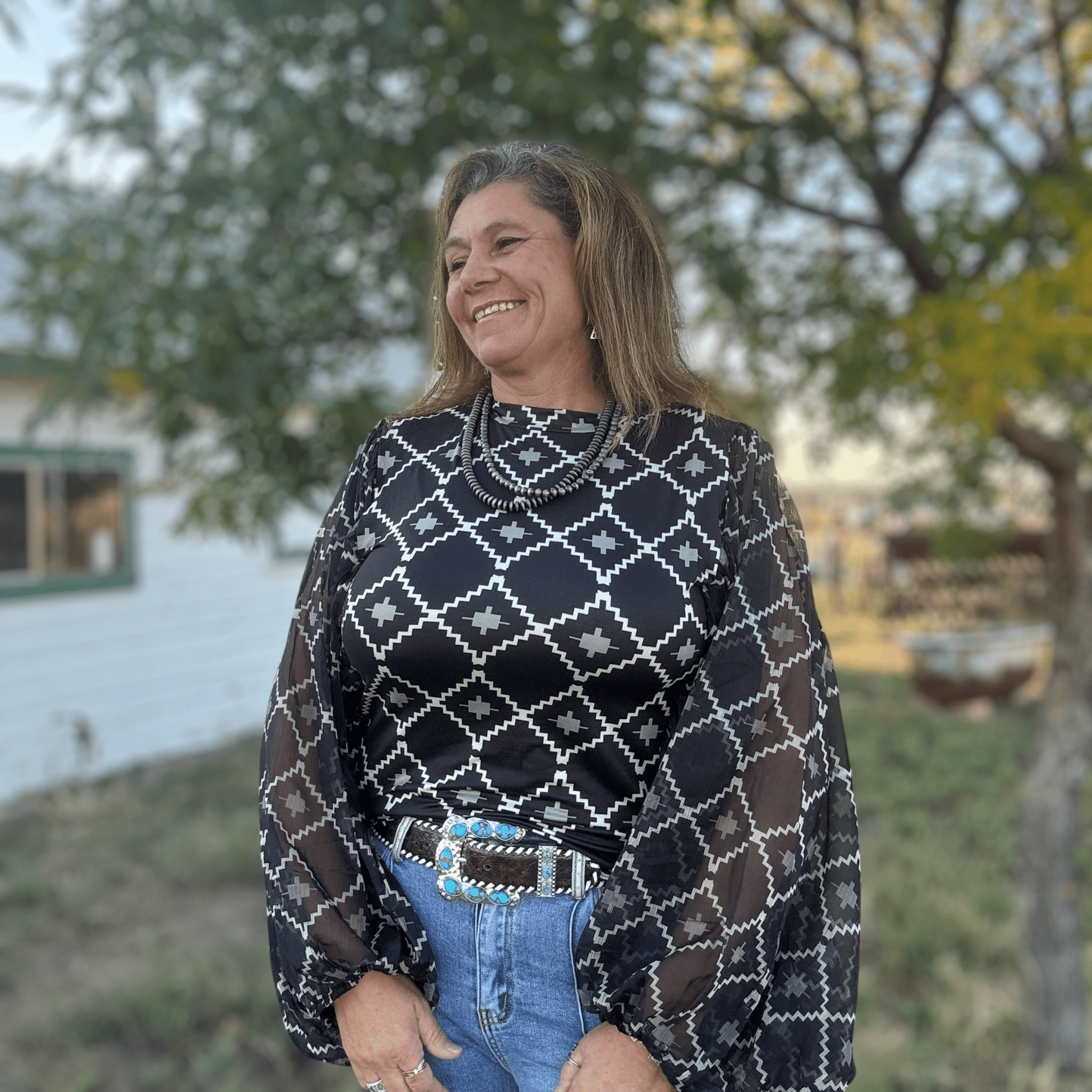 The Way It Is Top - Dirt Roads and Dreams Western Boutique