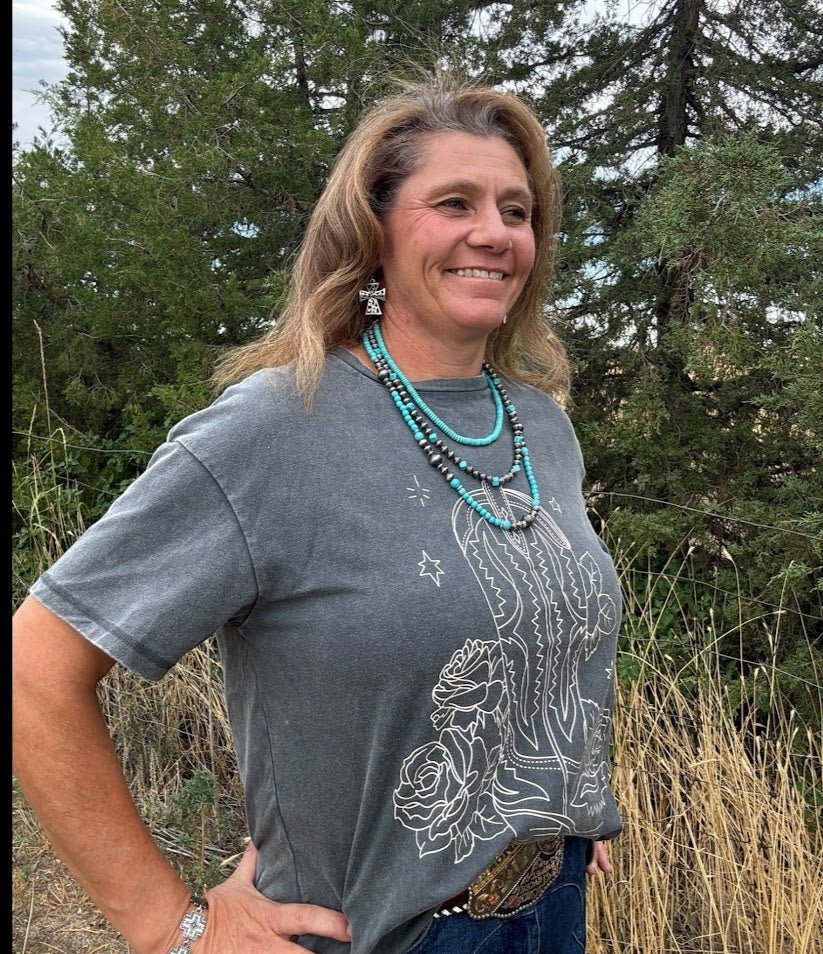 These Boots Tee - Dirt Roads and Dreams Western Boutique