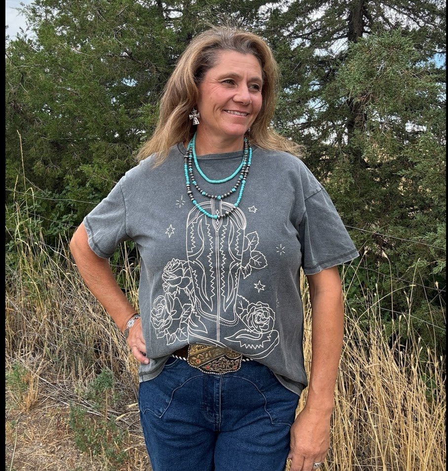 These Boots Tee - Dirt Roads and Dreams Western Boutique