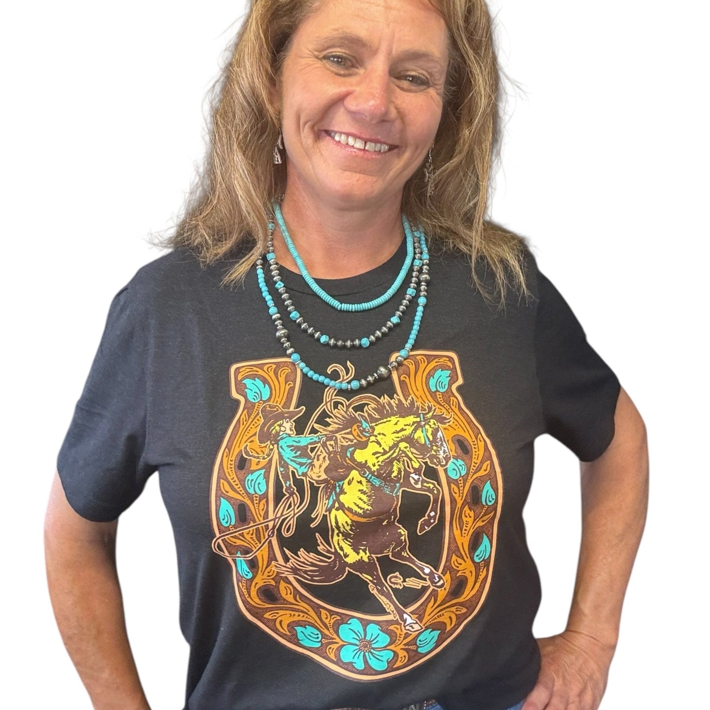 Threw A Shoe Tee - Dirt Roads and Dreams Western Boutique