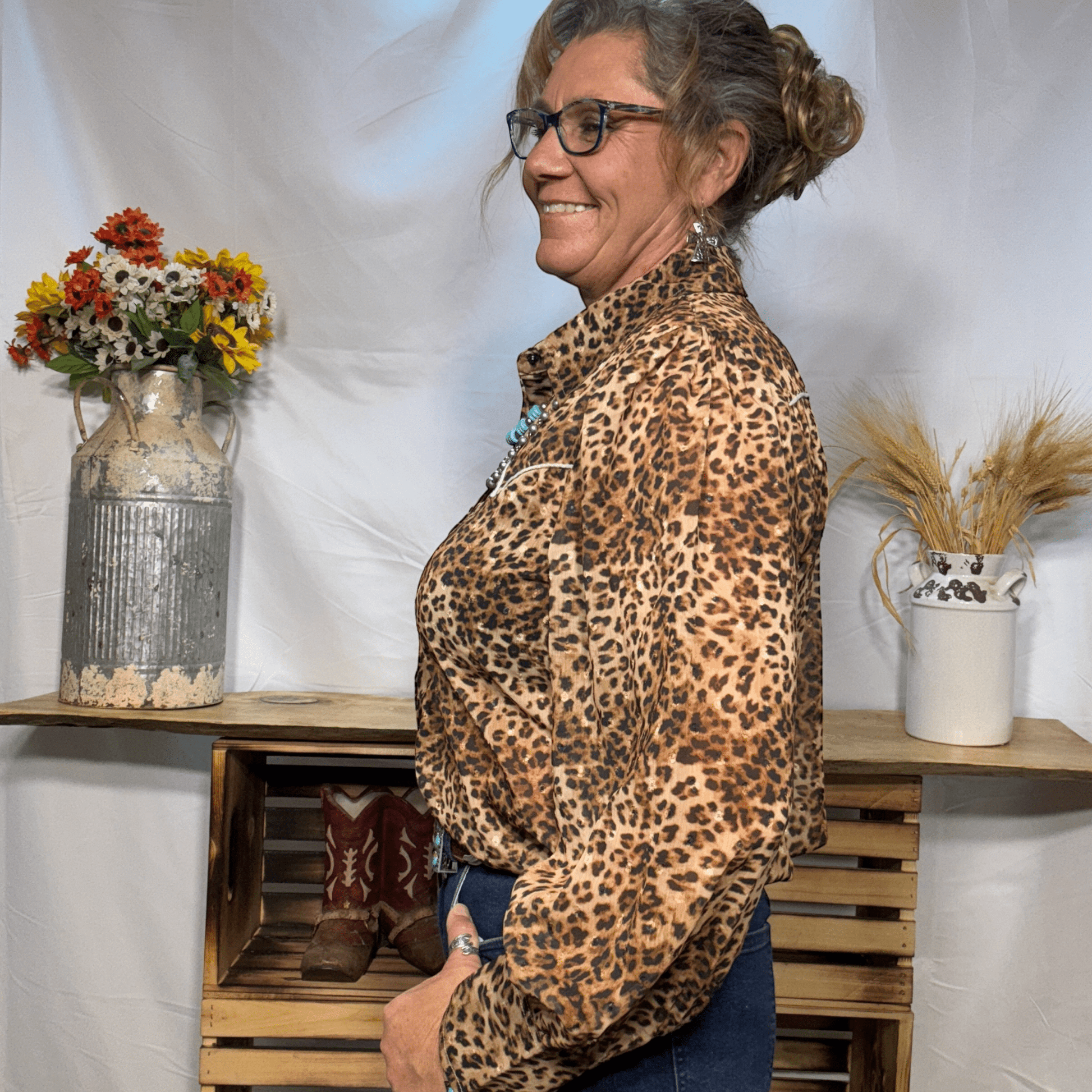 Western Wild Long Sleeve Top - Dirt Roads and Dreams Western Boutique