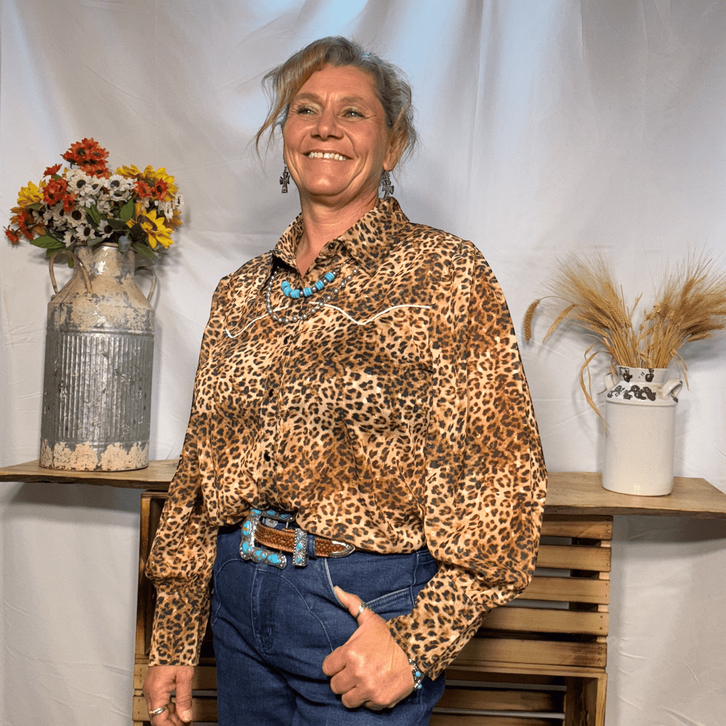 Western Wild Long Sleeve Top - Dirt Roads and Dreams Western Boutique