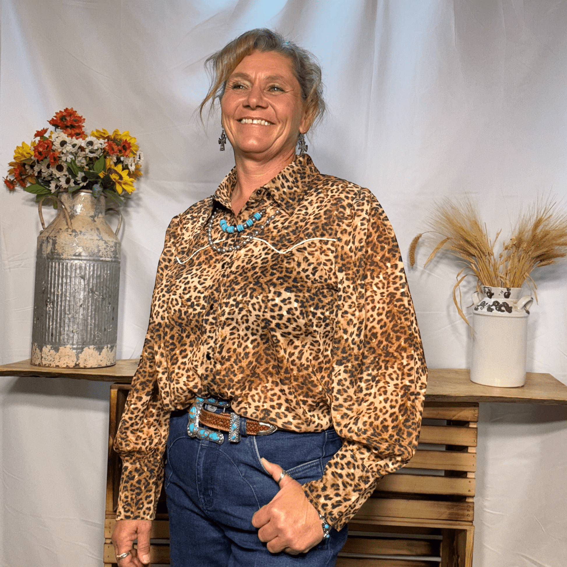 Western Wild Long Sleeve Top - Dirt Roads and Dreams Western Boutique