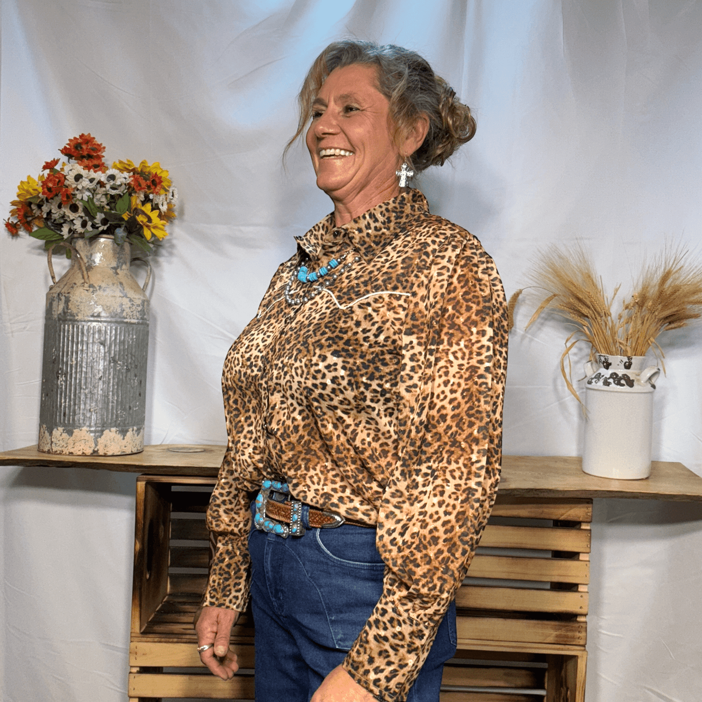 Western Wild Long Sleeve Top - Dirt Roads and Dreams Western Boutique