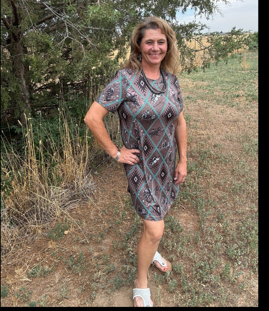 Wild and Western Dress - Dirt Roads and Dreams Western Boutique