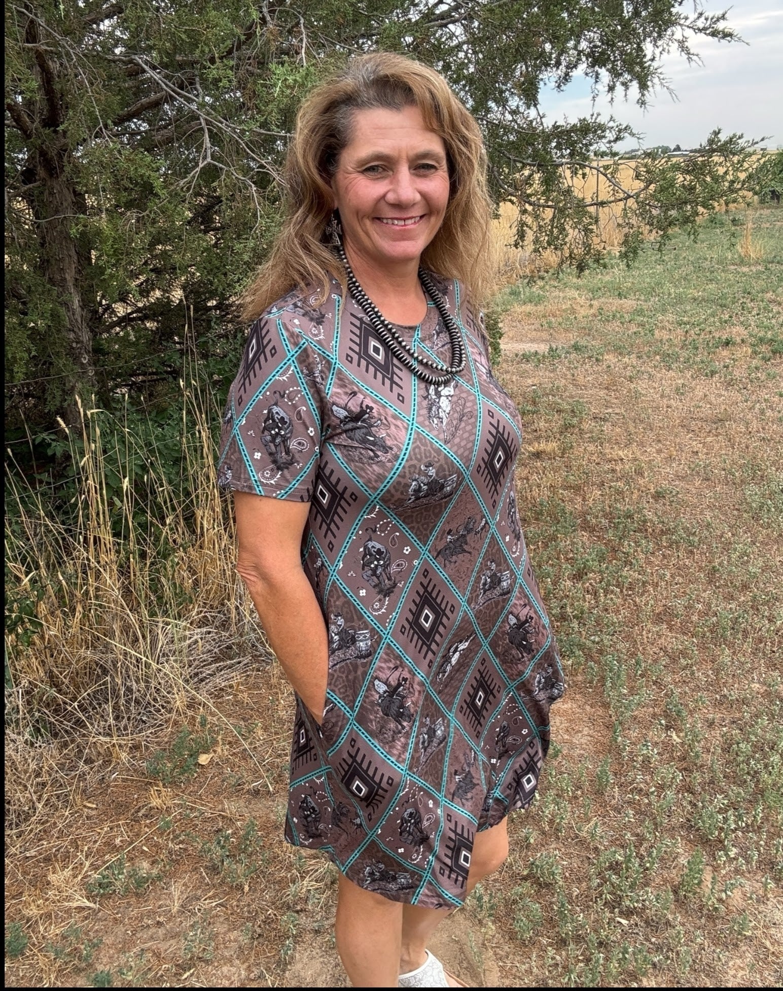 Wild and Western Dress - Dirt Roads and Dreams Western Boutique