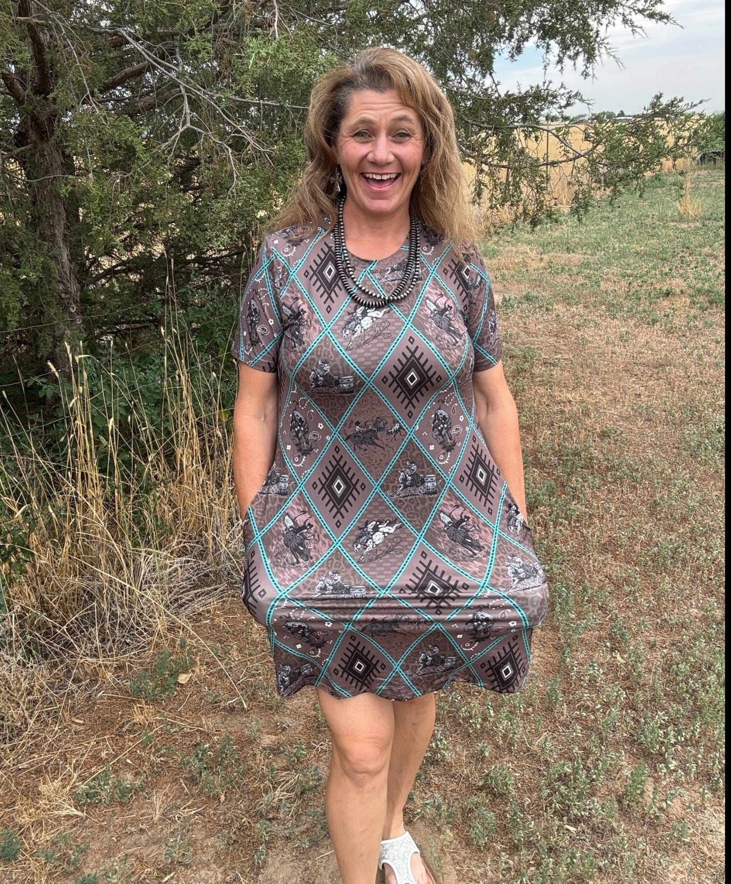 Wild and Western Dress - Dirt Roads and Dreams Western Boutique