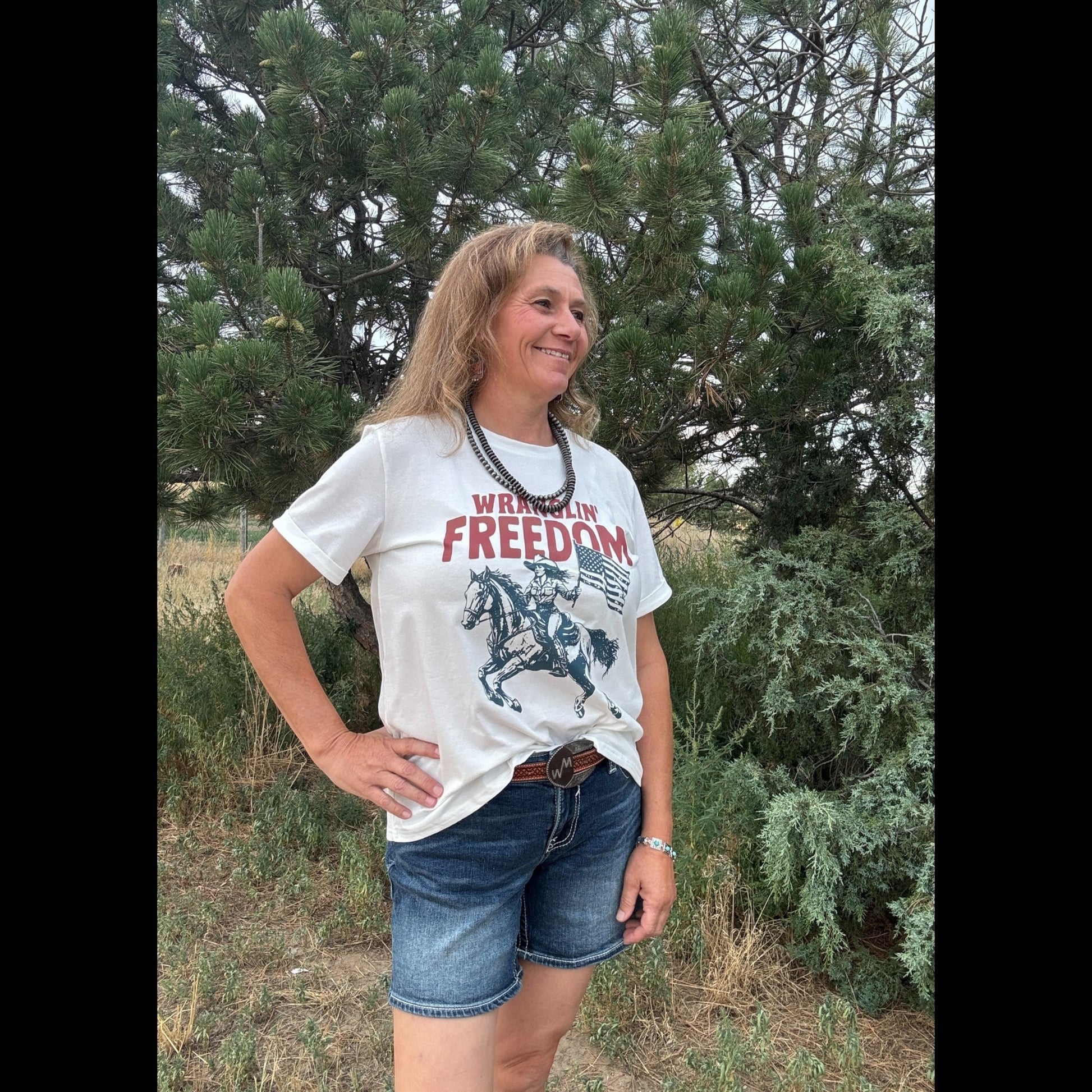 Wranglin’ Freedom - Dirt Roads and Dreams Western Boutique